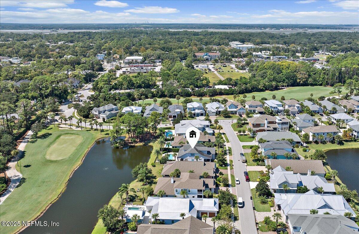604 Timber Bridge Lane Atlantic Beach, FL 32233 - Photo 38 of 46 an aerial view of residential houses with outdoor space
