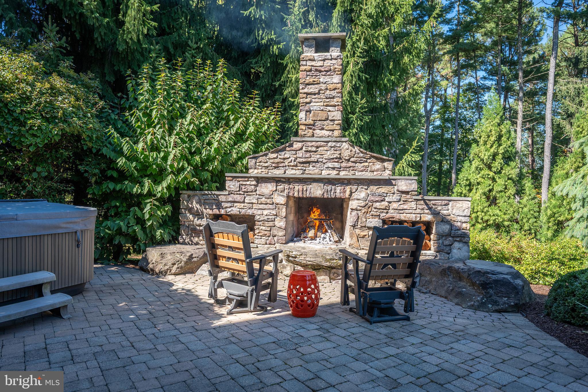 3889 Gamber Road Finksburg, MD 21048 - Photo 60 of 76 a view of a patio with table and chairs and potted plants