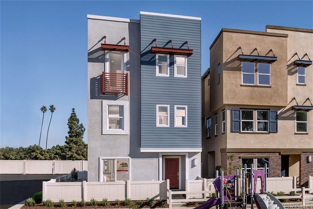a building view with a outdoor space