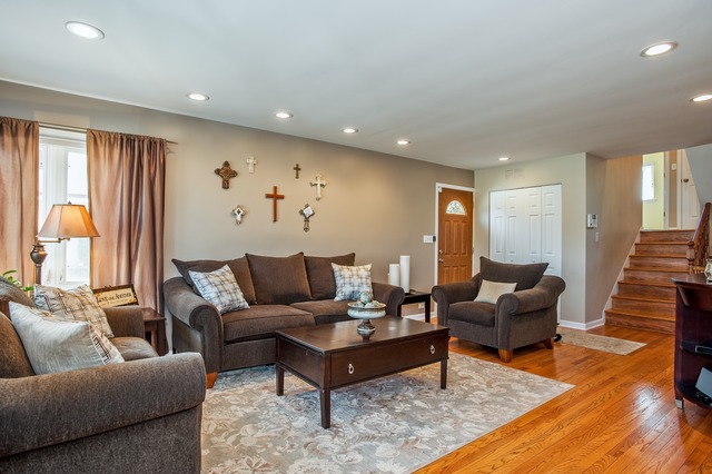 2519 Harrison Street Glenview, IL 60025 - Photo 2 of 10 a living room with furniture and wooden floor