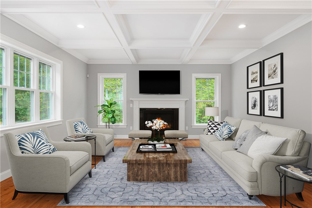 5 Rustic Lane Cumberland, RI 02864 - Photo 9 of 39 Living/Family Room (This image has been digitally staged)