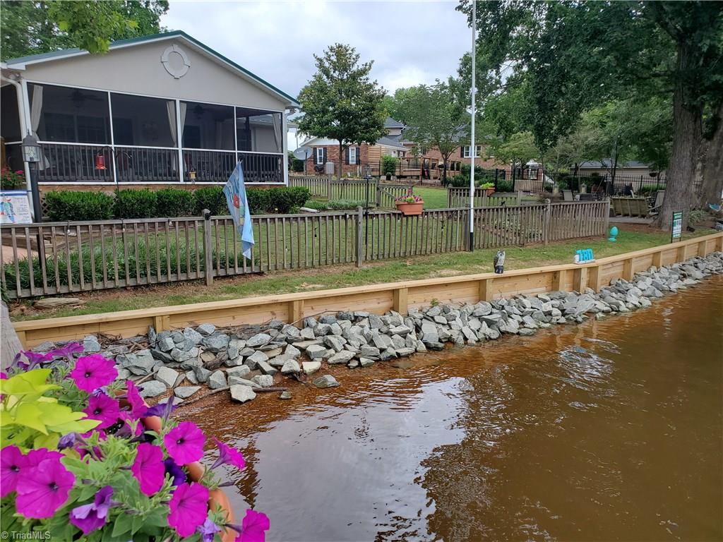 780 Cedar Branch Road Denton, NC 27239 - Photo 23 of 29 New seawall and rip rap in 2019.