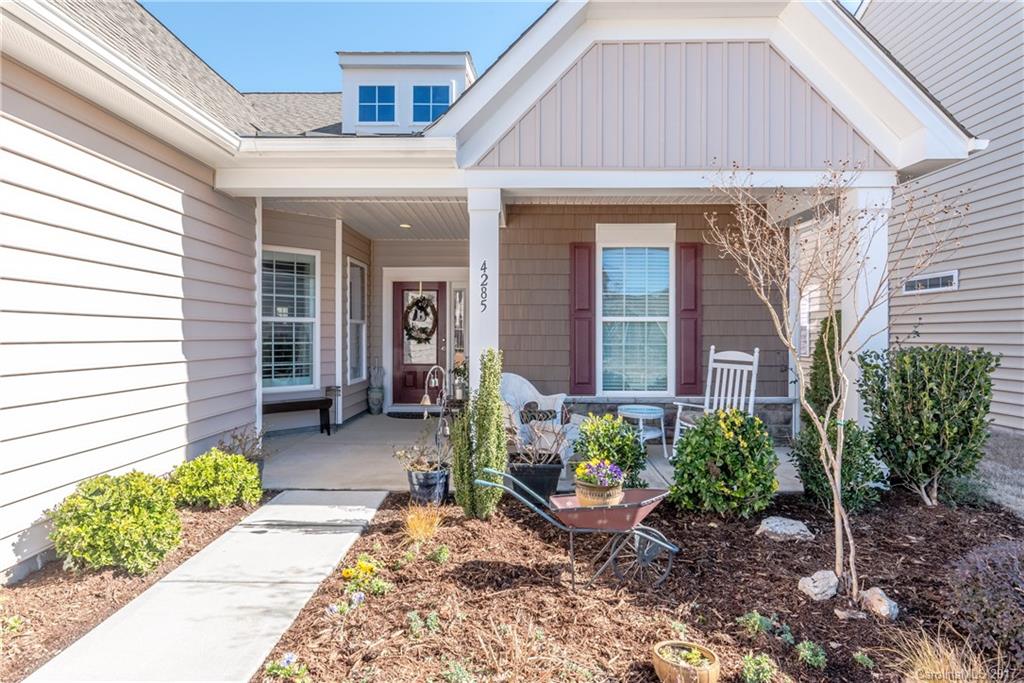 4285 Perth Road Indian Land, SC 29707 - Photo 2 of 24 a front view of a house with garden