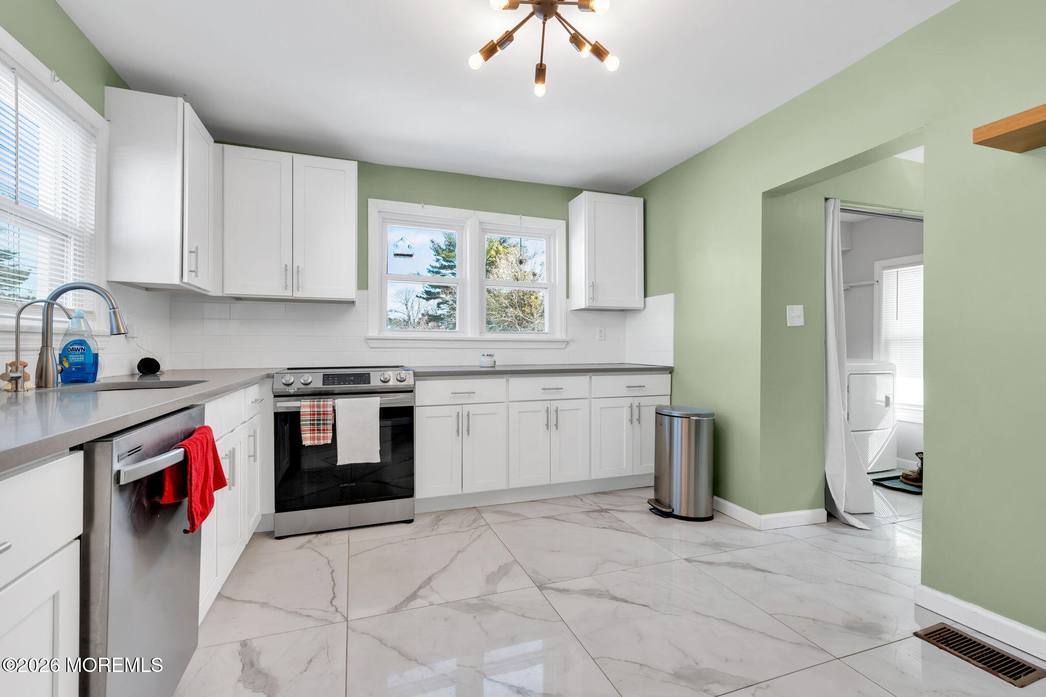 367 South Green Street Tuckerton, NJ 08087 - Photo 5 of 41 a kitchen with a stove top oven sink and cabinets
