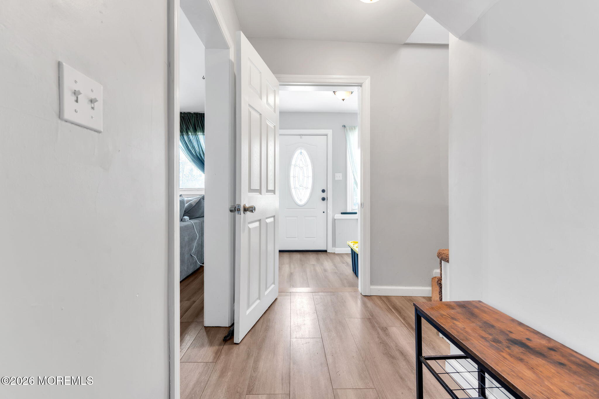 367 South Green Street Tuckerton, NJ 08087 - Photo 9 of 41 a view of a hallway with wooden floor and closet