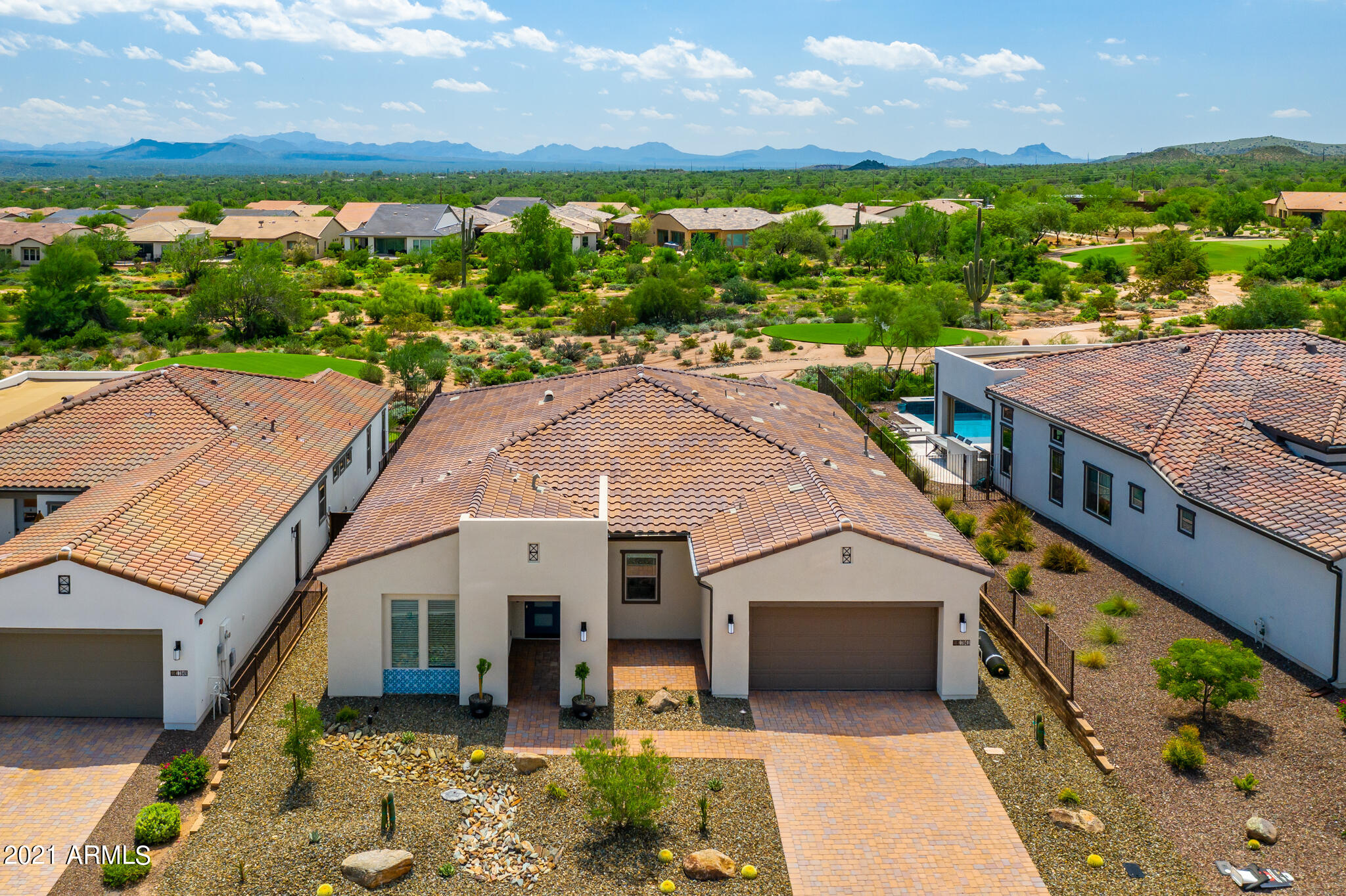 Aeriel View from Front Of Home