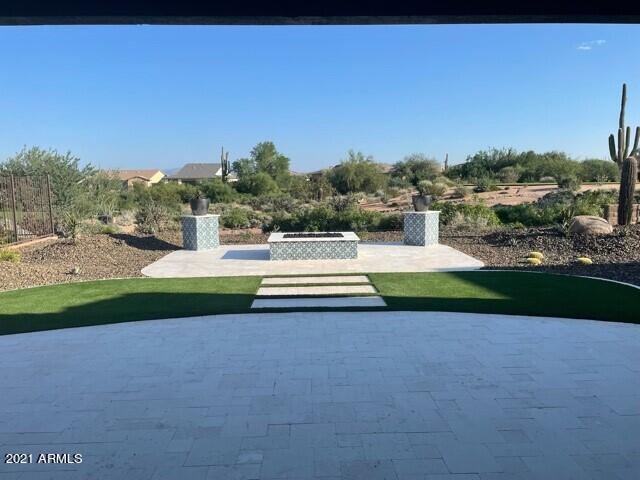 Backyard with Turf