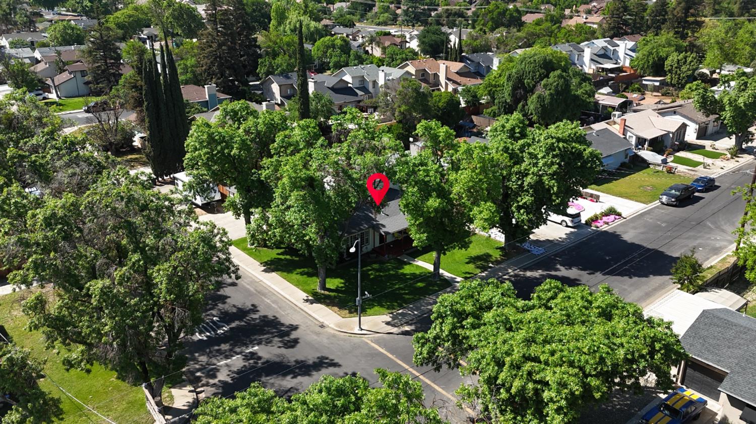 401 Fortuna Avenue Modesto, CA 95354 - Photo 35 of 43 an aerial view of a house with a yard