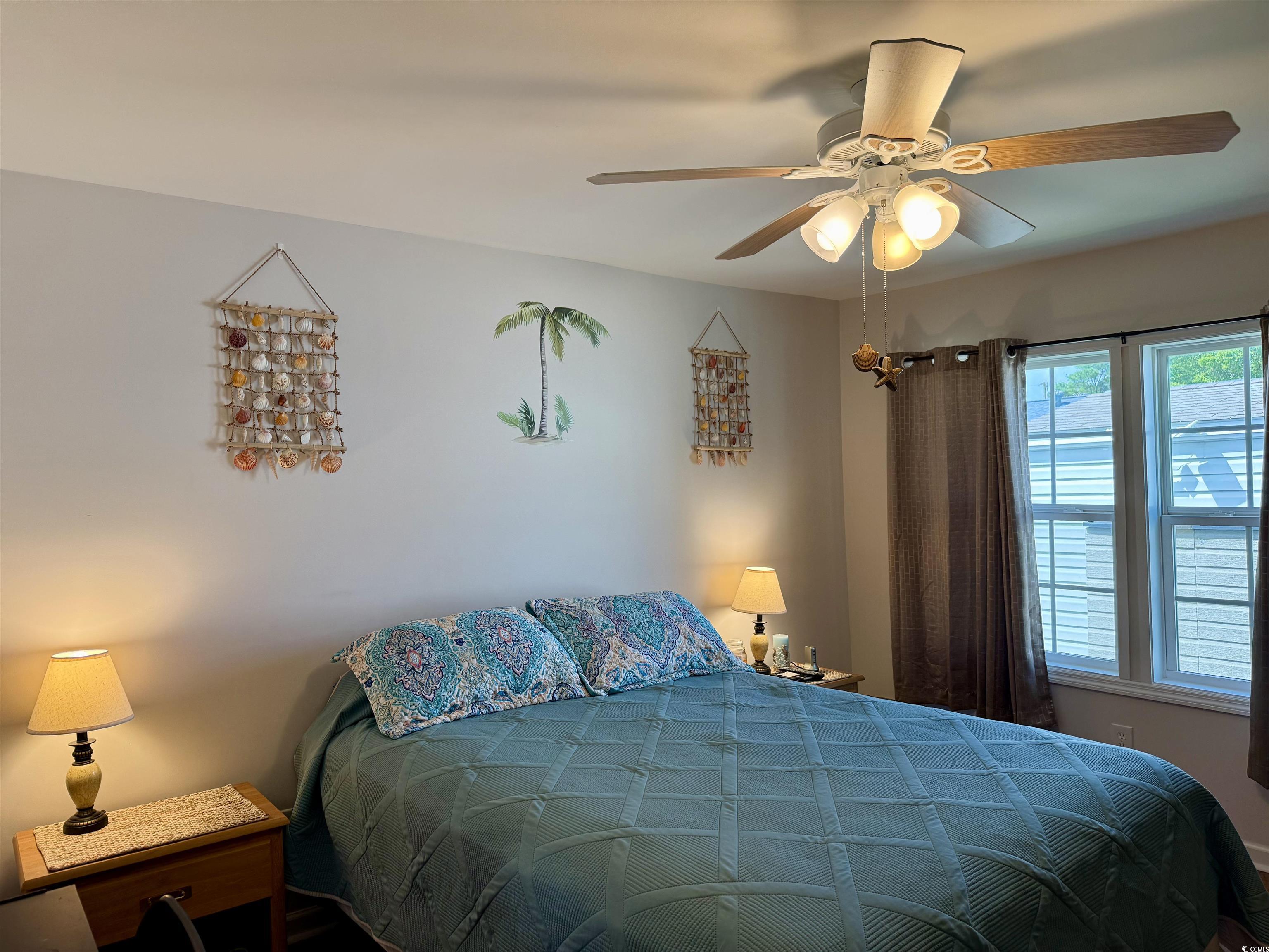 1760 Egret Surfside Beach, SC 29575 - Photo 17 of 29 Bedroom with ceiling fan