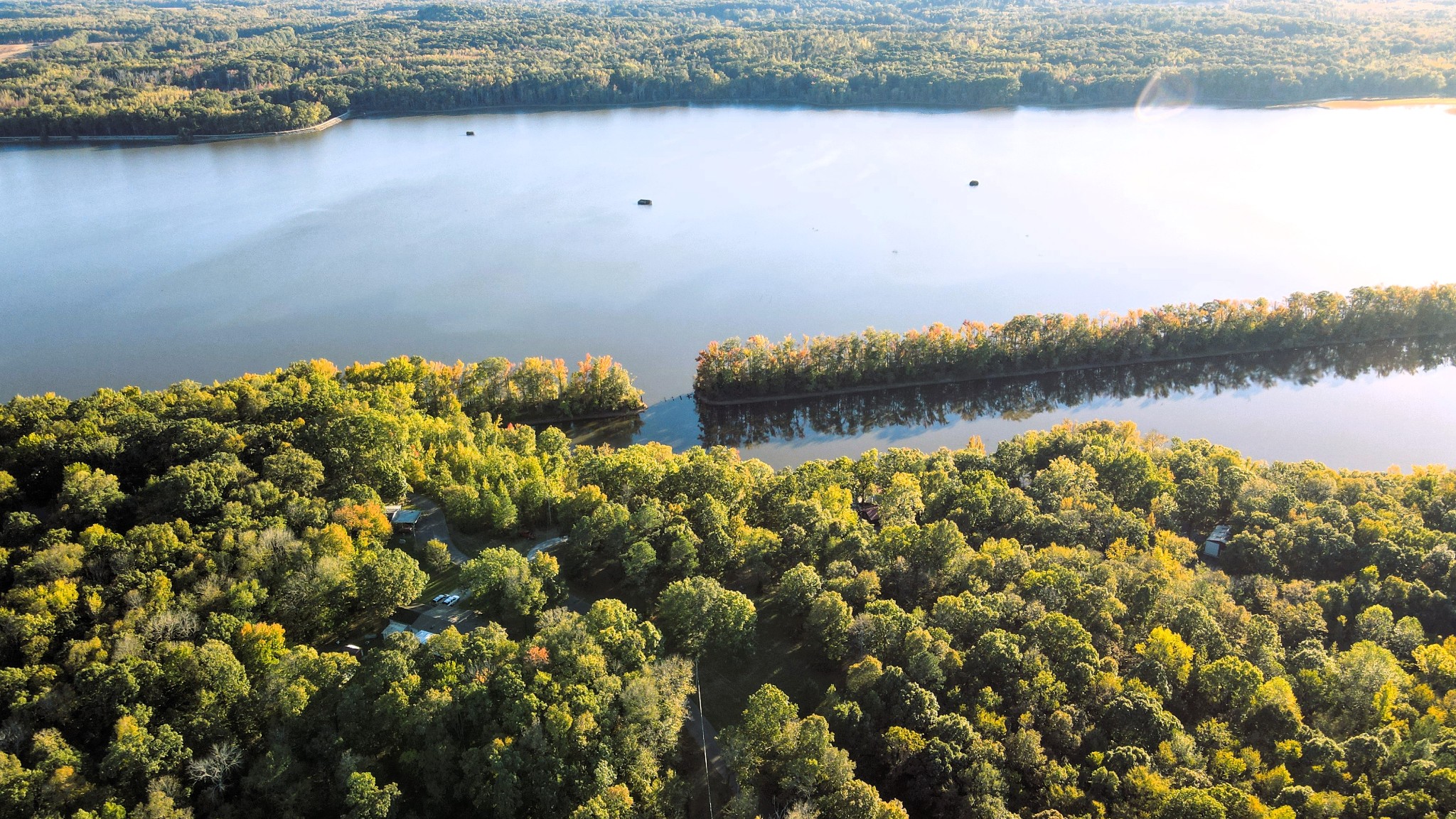 0 Davis Lake Camden, TN 38320 - Photo 9 of 13 a view of a lake with houses