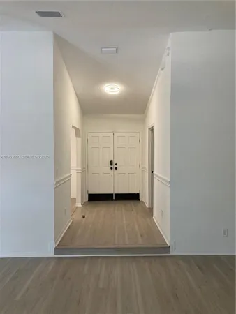 an entryway of a room