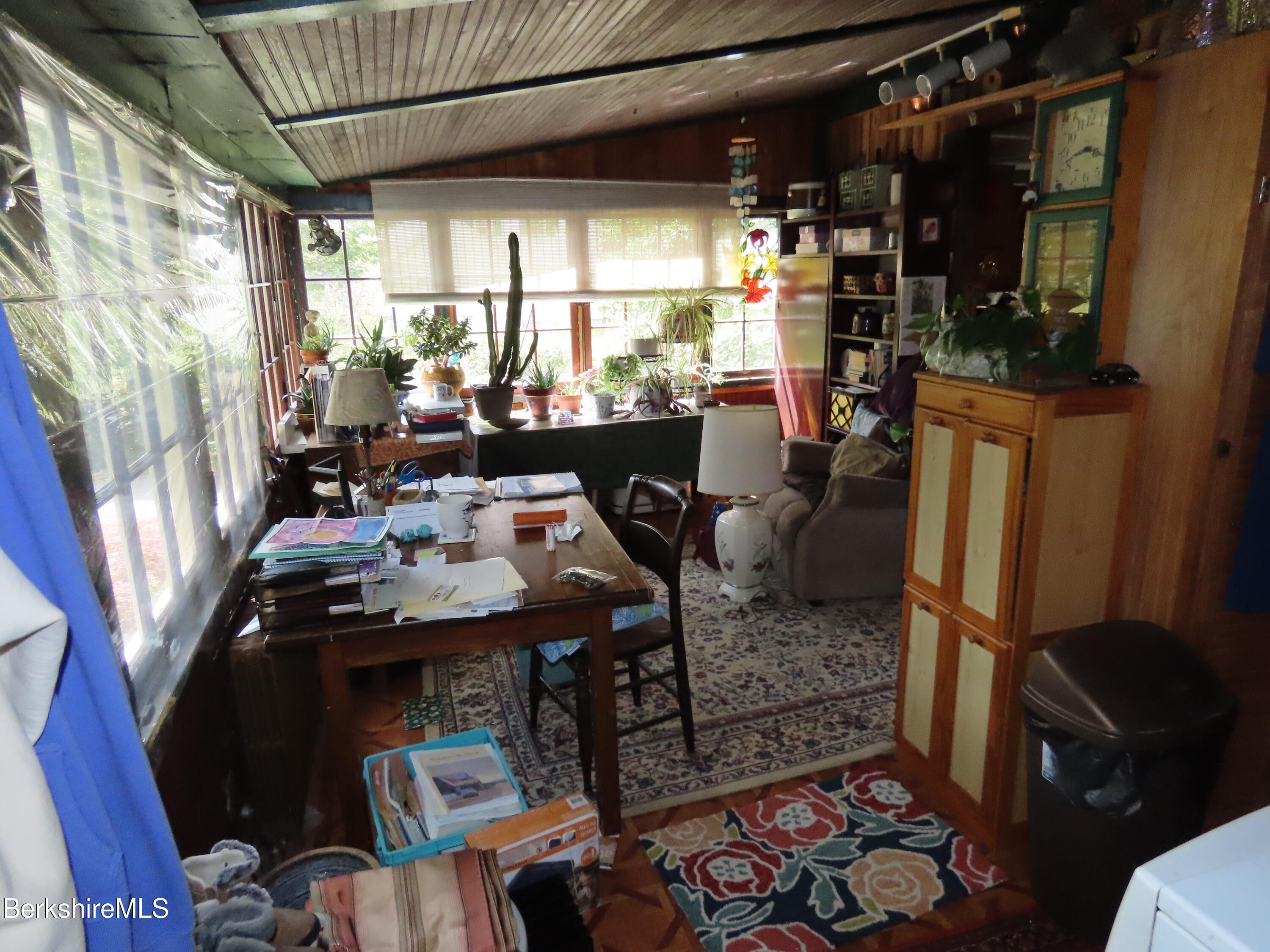 1138 Main Road Stamford, VT 05352 - Photo 13 of 46 a view of a dining room with furniture window and outside view