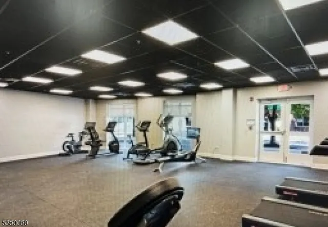 a bathroom with a shower and toilet