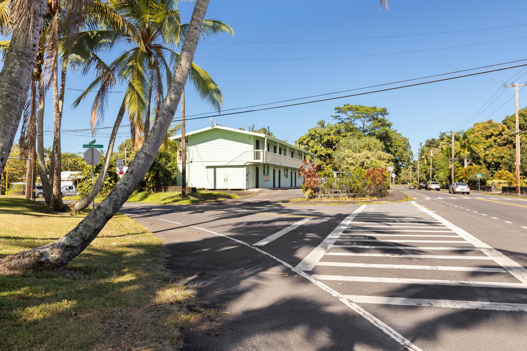 1303 Kalanianaole Street, Unit 112 Hilo, HI 96720 - Photo 12 of 27 a view of a house with basketball court