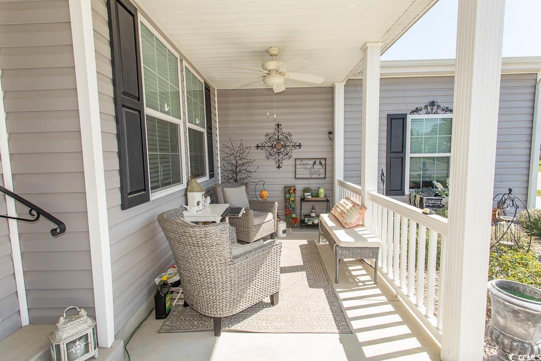 1664 Greenridge Drive Conway, SC 29526 - Photo 3 of 40 porch and ceiling fan