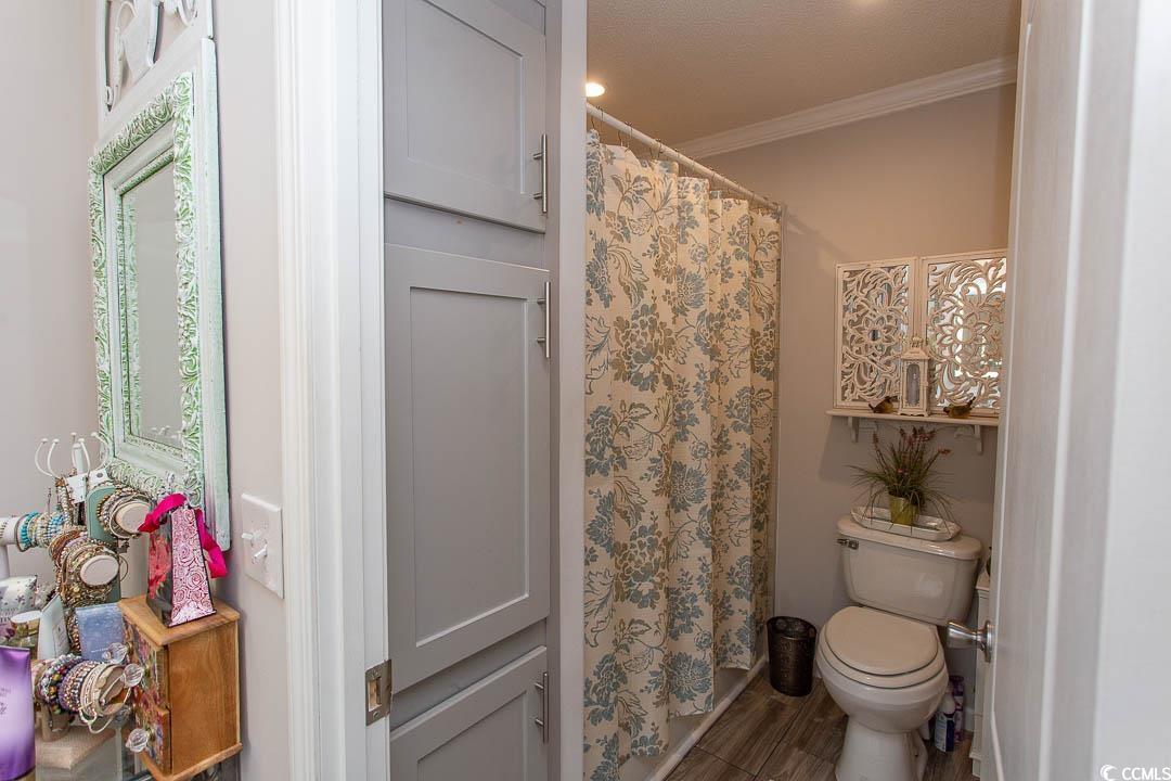1664 Greenridge Drive Conway, SC 29526 - Photo 32 of 40 Full bath featuring crown molding, curtained showe