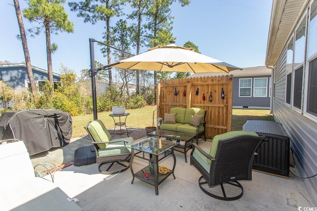 1664 Greenridge Drive Conway, SC 29526 - Photo 34 of 40 View of patio featuring an outdoor hangout area an
