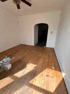 a bed room with a bed