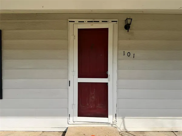 a view of door