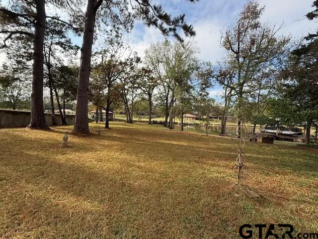 a view of road with trees