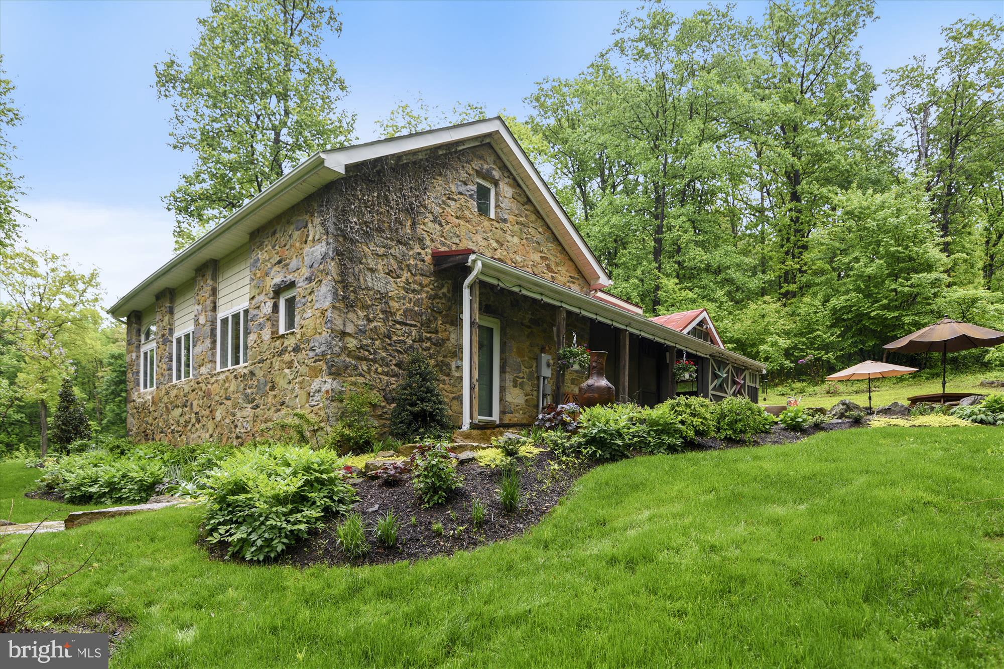 612 Morgans Mill Road Bluemont, VA 20135 - Photo 2 of 41 Beautiful stone encompasses the home
