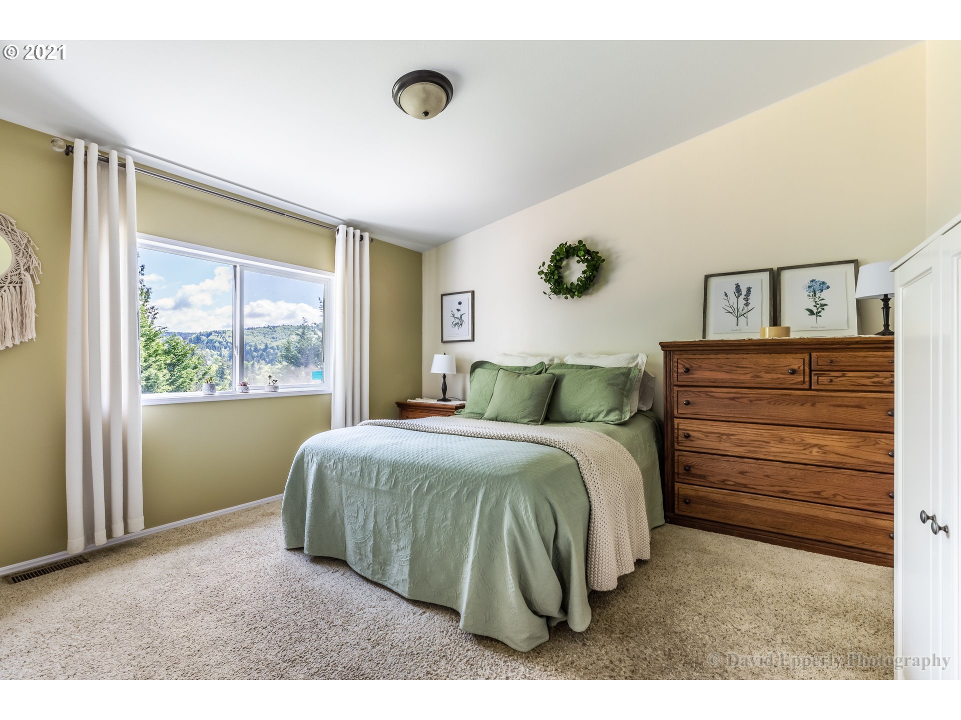 75040 Lewis Road Rainier, OR 97048 - Photo 10 of 22 a bedroom with a bed and a window