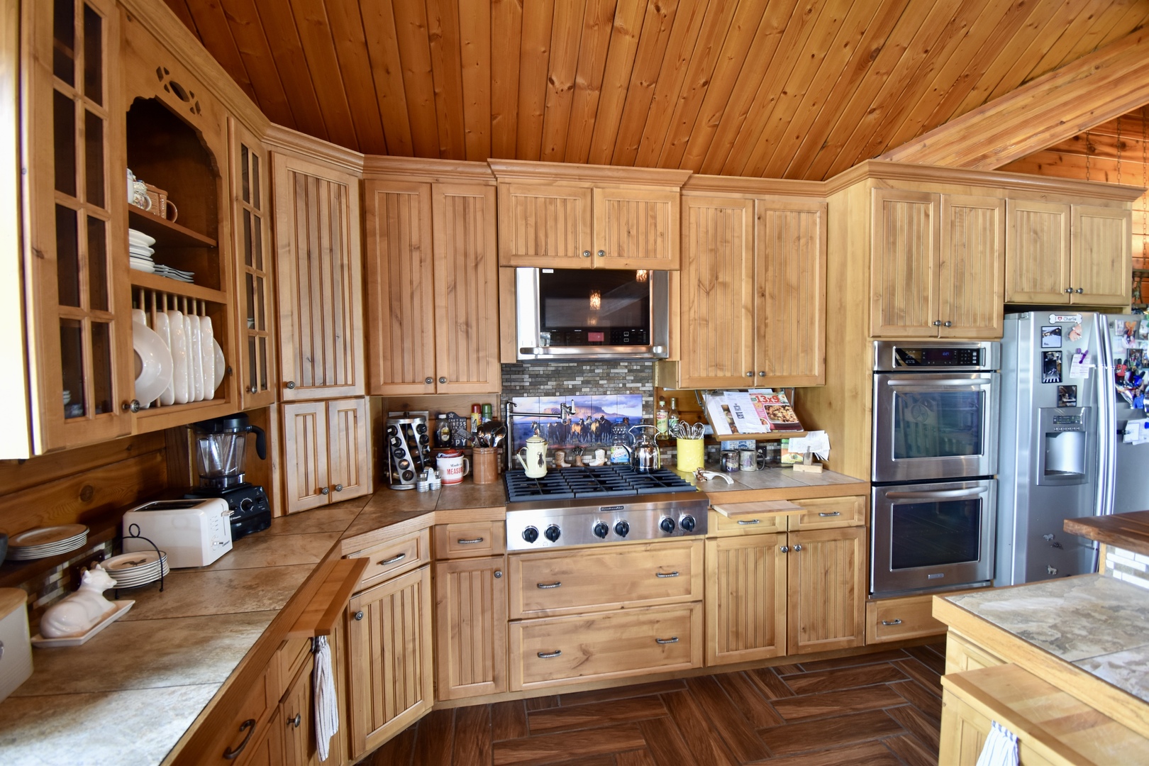 2951 North 28th Road Seneca, IL 61360 - Photo 14 of 53 a kitchen with stainless steel appliances a stove top oven a sink and cabinets