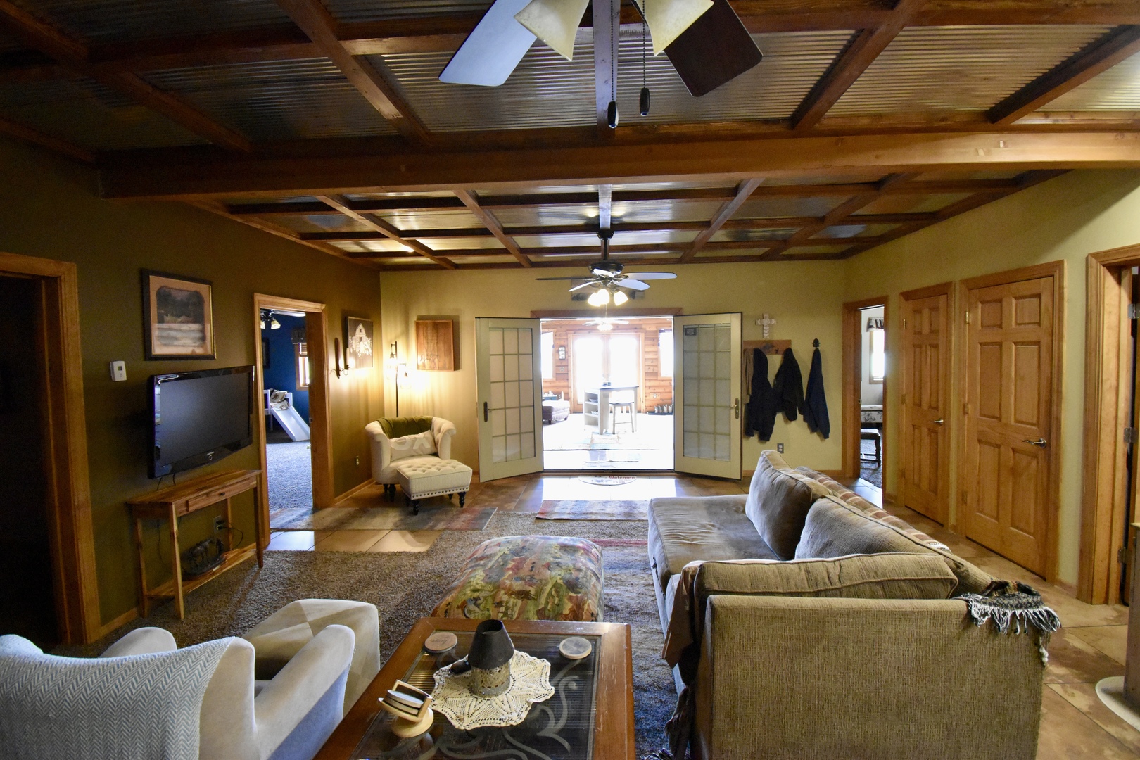 2951 North 28th Road Seneca, IL 61360 - Photo 41 of 53 a living room with furniture and a flat screen tv