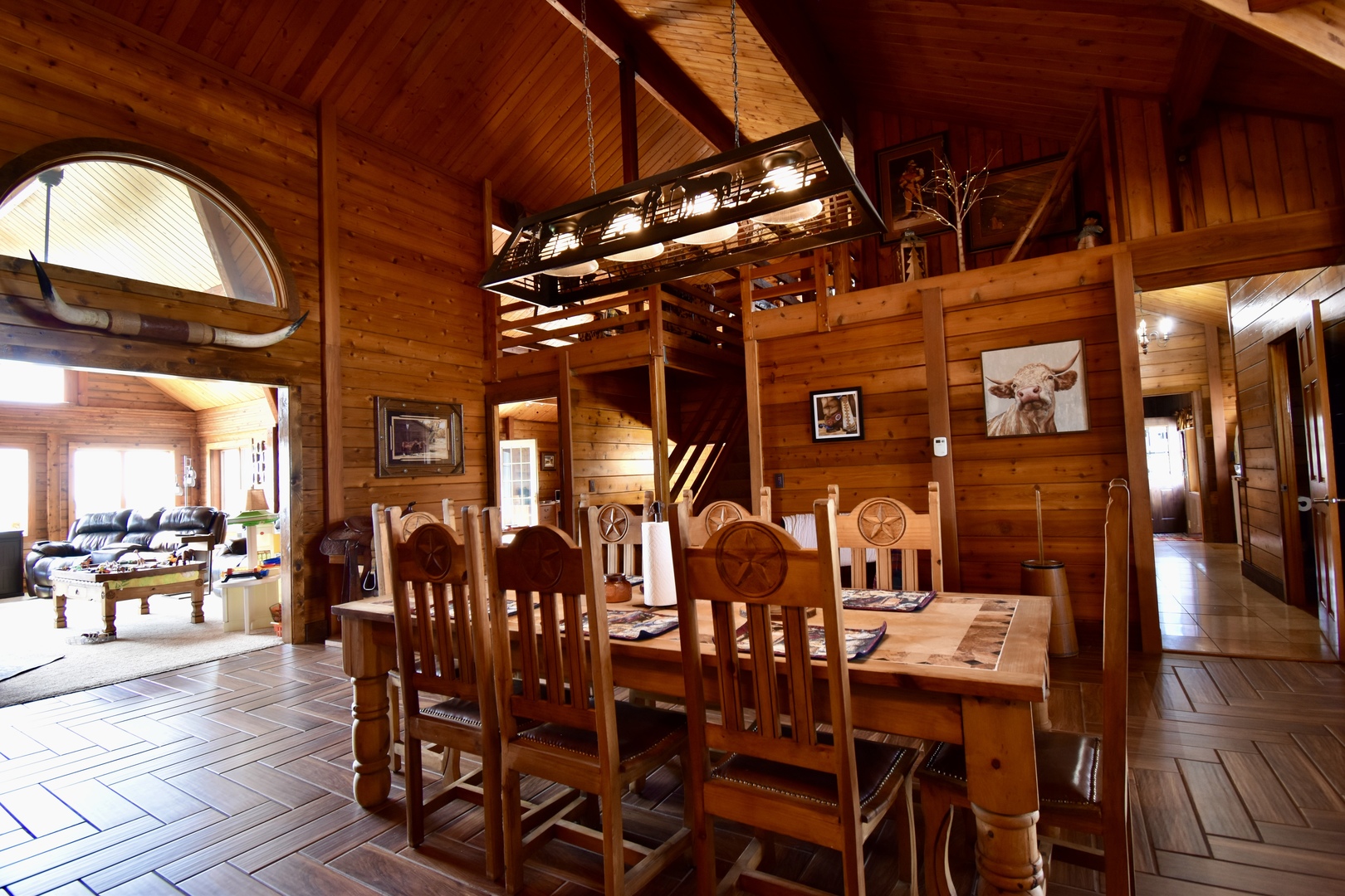 2951 North 28th Road Seneca, IL 61360 - Photo 10 of 53 a dining room with furniture a chandelier and wooden floor