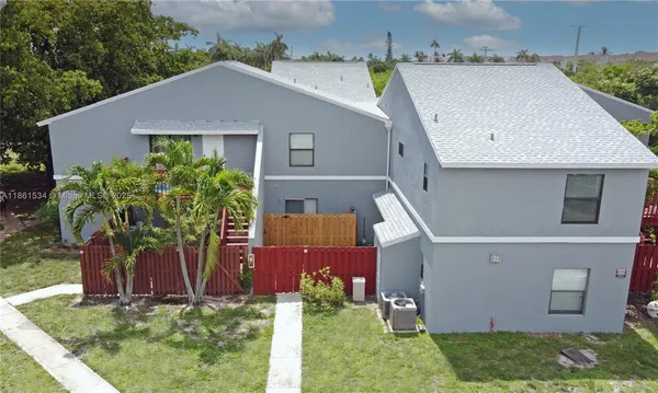 a aerial view of a house