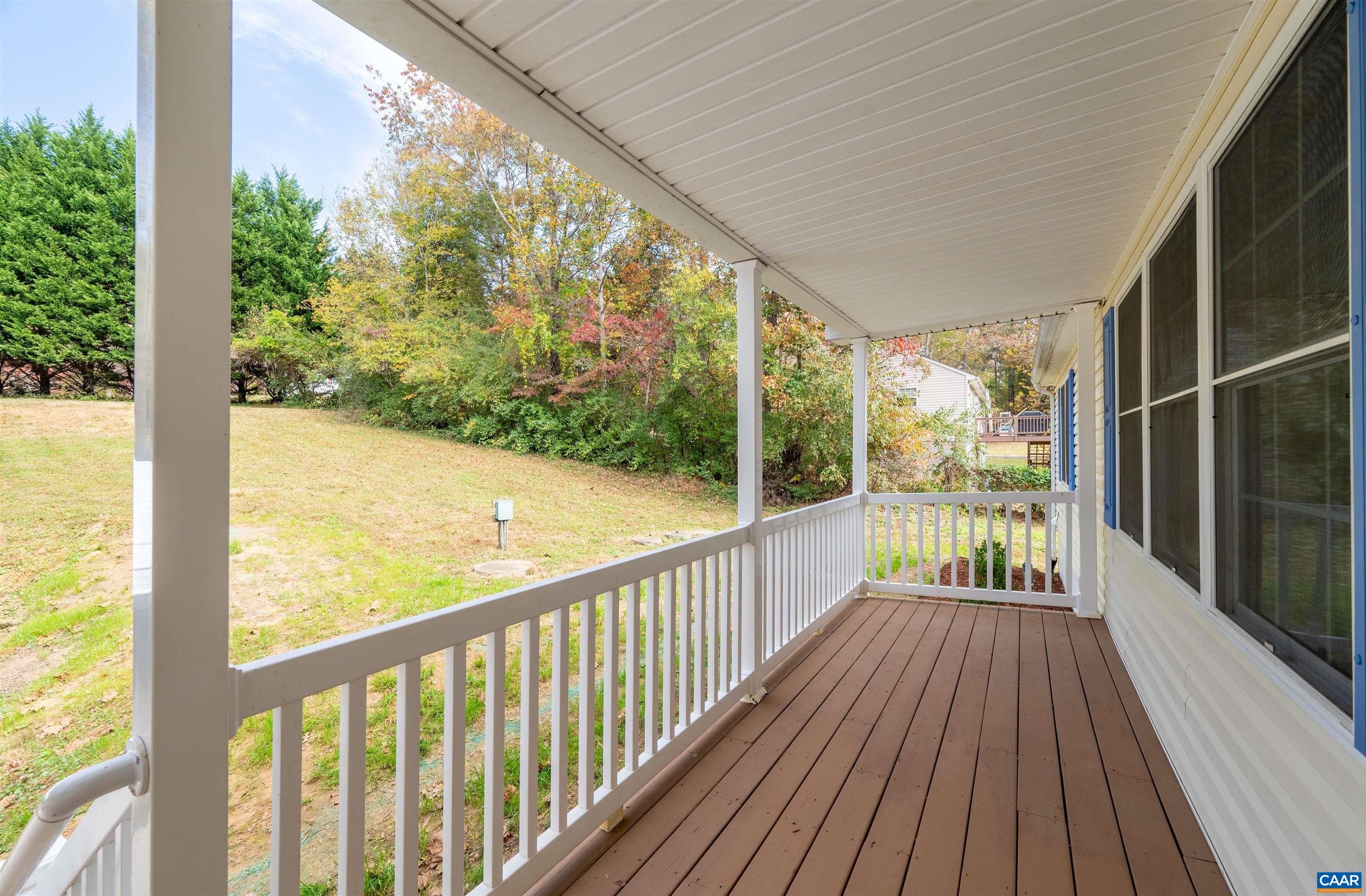 328 West Daffodil Road Ruckersville, VA 22968 - Photo 4 of 67 a view of a balcony with wooden floor