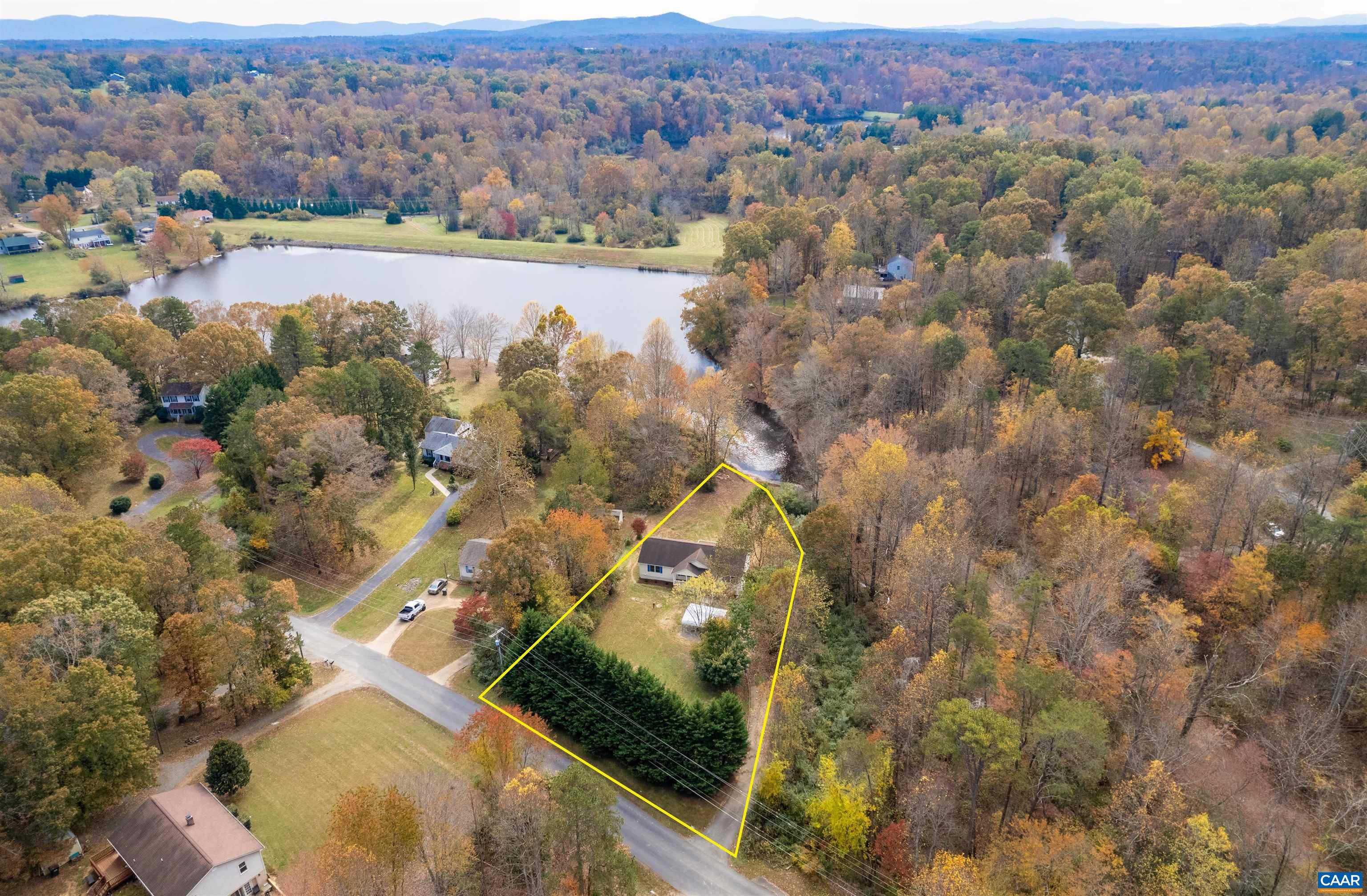 328 West Daffodil Road Ruckersville, VA 22968 - Photo 66 of 67 an aerial view of residential houses with outdoor space