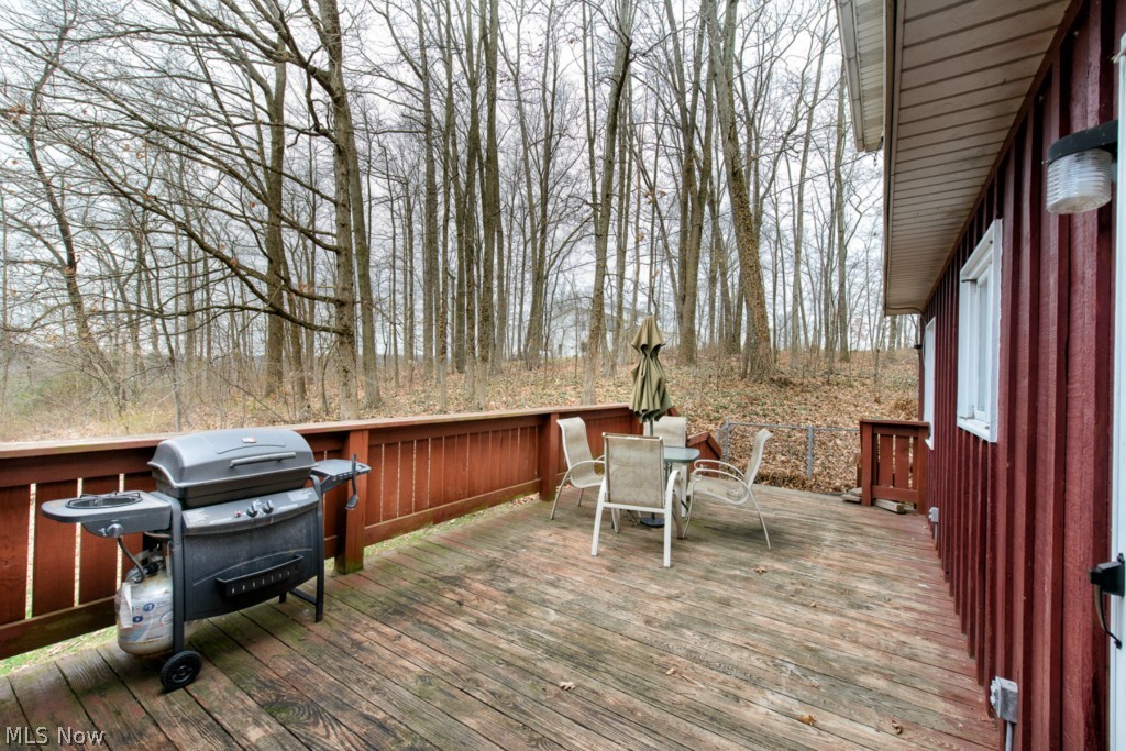 24797 Ridge Road East Rochester, OH 44625 - Photo 5 of 20 Deck overlooking wooded lot