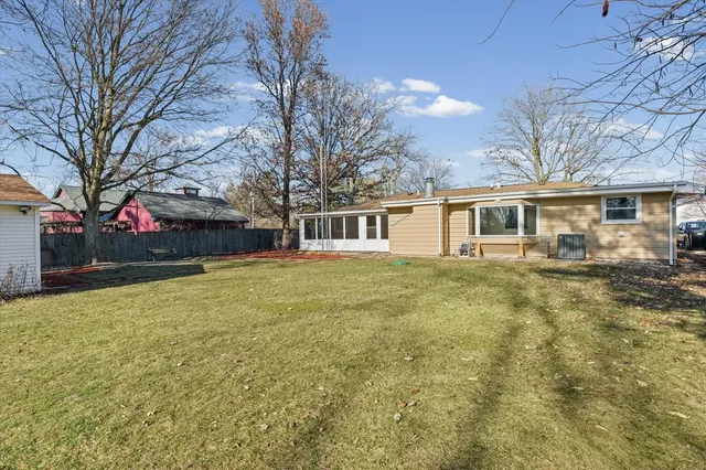 a front view of house with yard