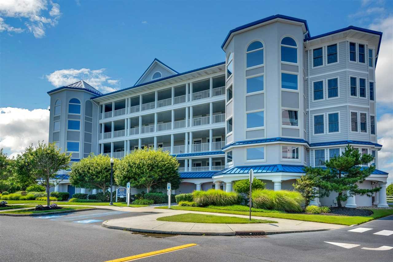 a front view of a building
