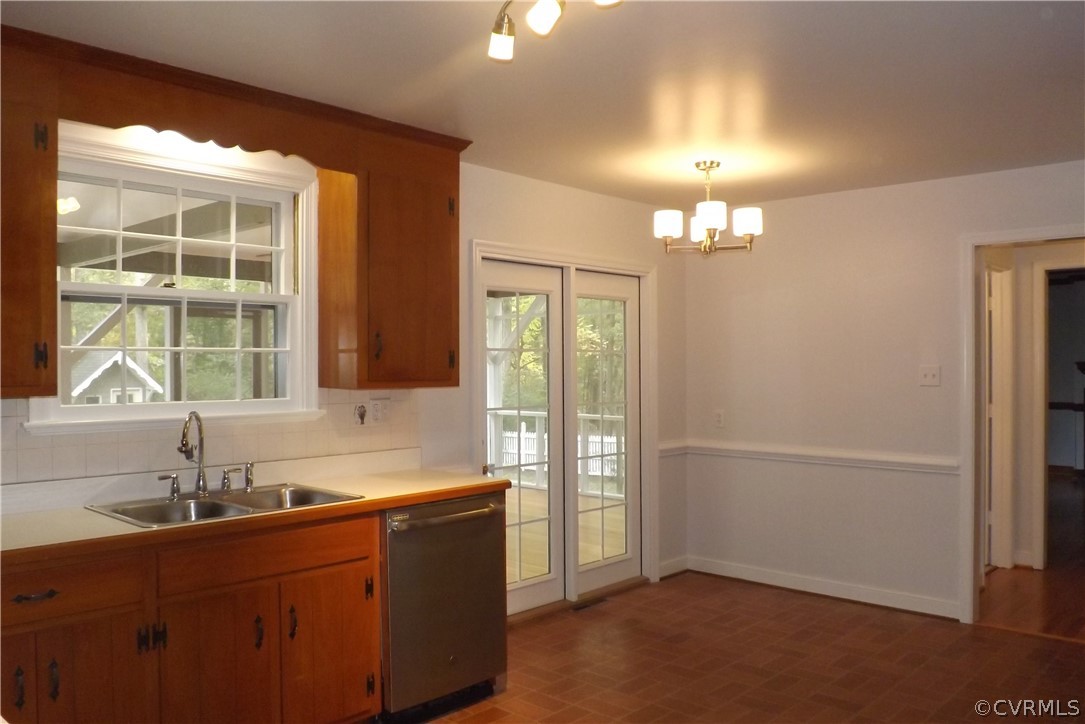 111 Midfield Road North Chesterfield, VA 23236 - Photo 7 of 21 Eat in nook has new lighting and French Doors that