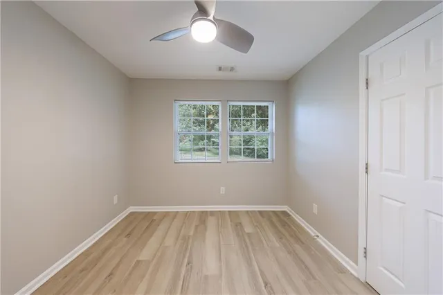 wooden floor in an empty room