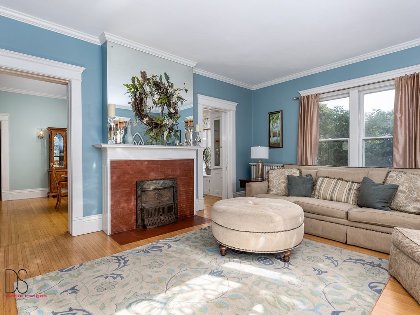 1325 South Main Street Princeton, IL 61356 - Photo 20 of 29 a living room with furniture and a fireplace