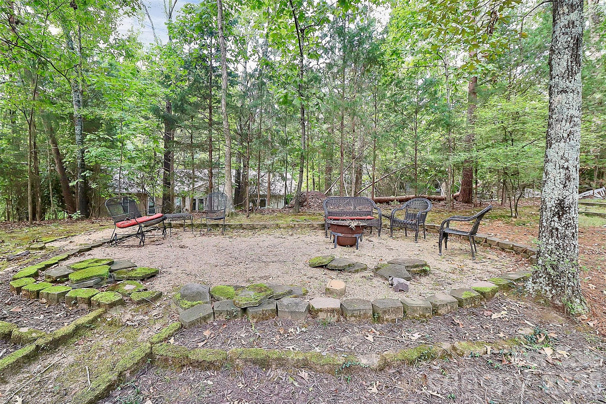 16 Woodvine Lane Clover, SC 29710 - Photo 40 of 48 a view of a backyard with sitting area
