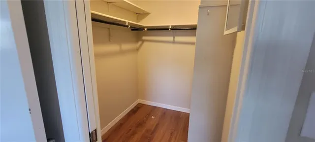 a view of walk in closet