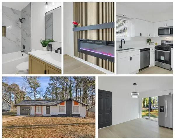 a open kitchen with a sink a stove and a cabinets