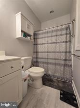 209 3rd Street Crumpton, MD 21628 - Photo 71 of 108 a bathroom with a toilet and a shower
