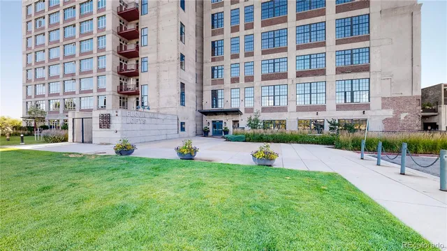 a view of building with garden