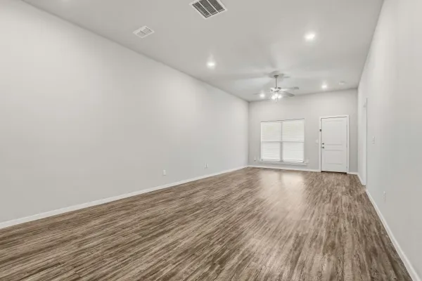 wooden floor in an empty room