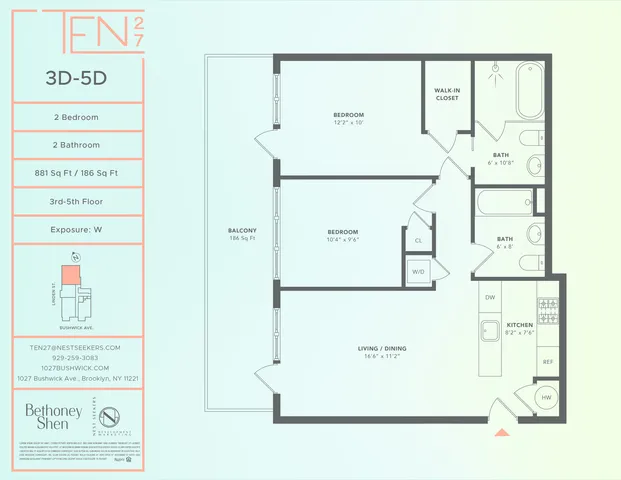 $975,000 | 1027 Bushwick Avenue, Unit 4D | Bushwick