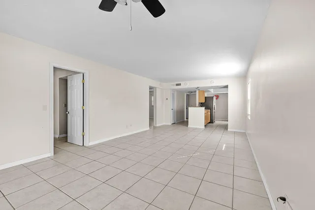 a view of an empty room