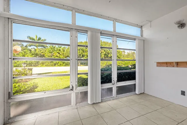 a view of front door