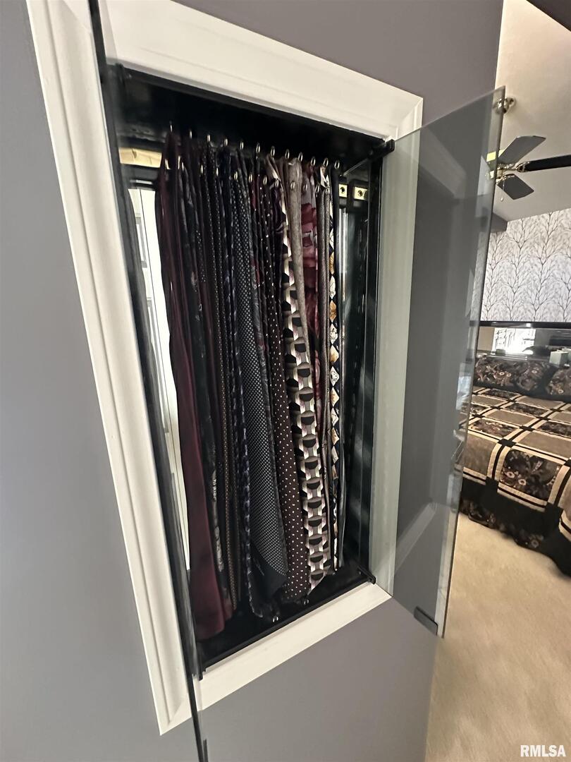 2381 Logan Street Murphysboro, IL 62966 - Photo 32 of 52 a view of a closet with wooden floor