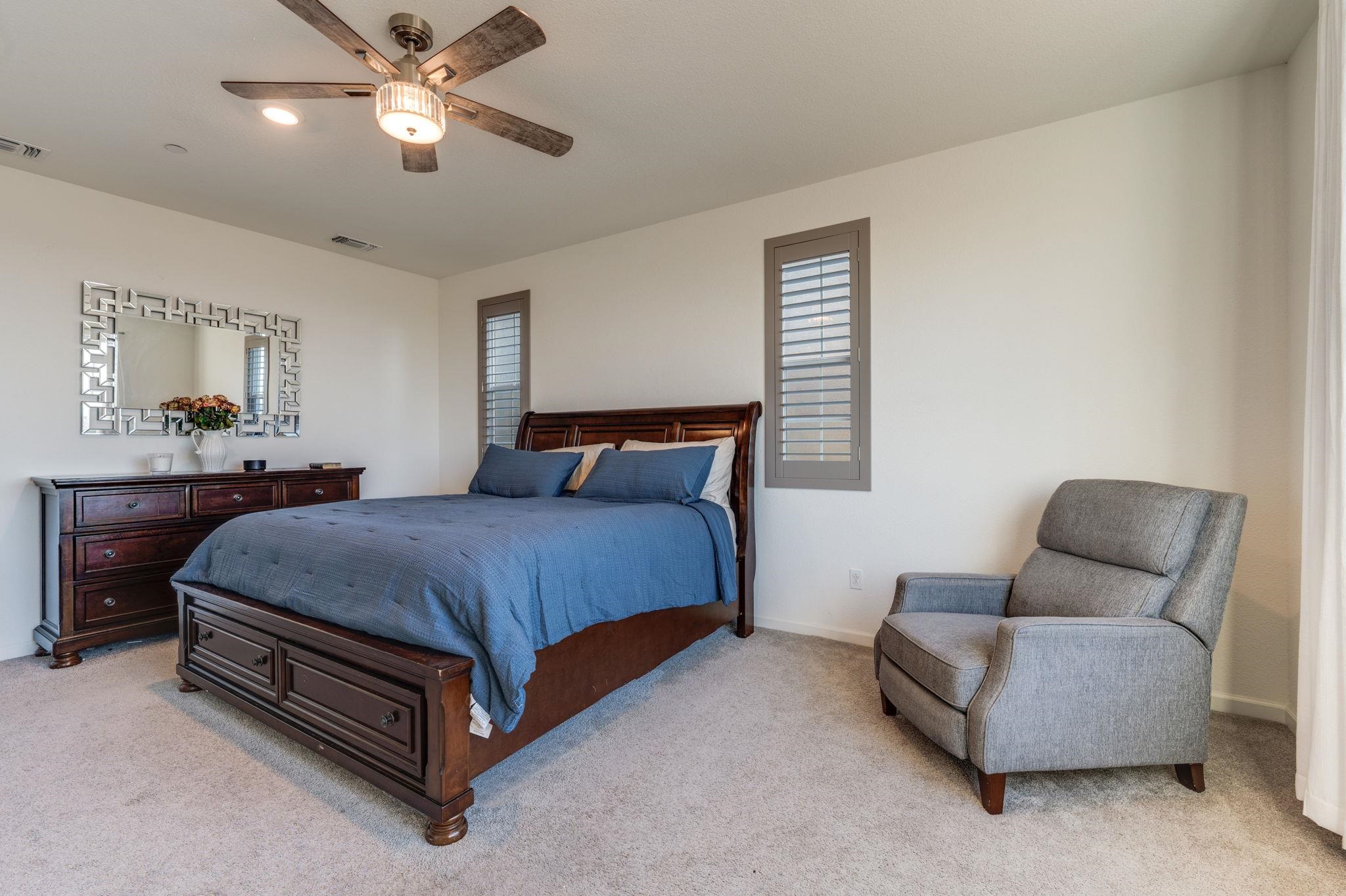 1305 Stark Bridge Road Lincoln, CA 95648 - Photo 24 of 53 a bedroom with a bed and couch