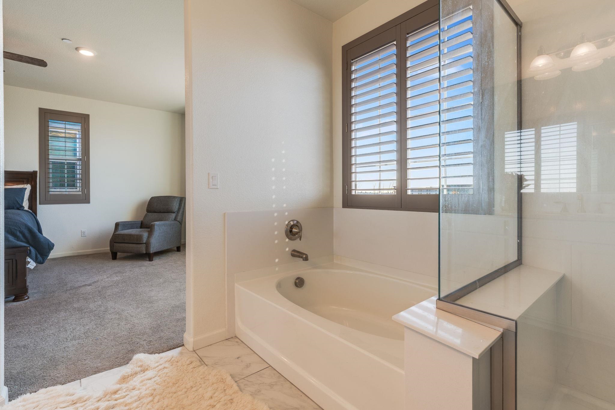 1305 Stark Bridge Road Lincoln, CA 95648 - Photo 31 of 53 a bathroom with a bathtub and a window